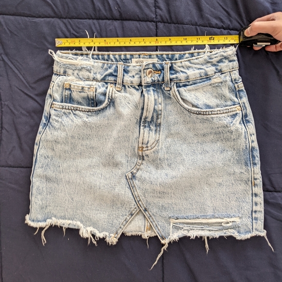 Zara denim mini skirt - Picture 5 of 8